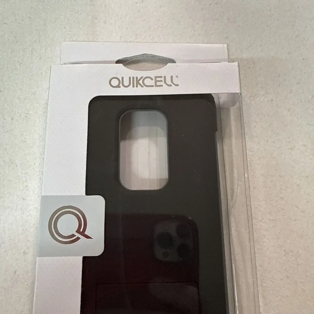 Motorola Moto G Play Case Black‎ Kickstand Quikcell New, Christmas, Birthday